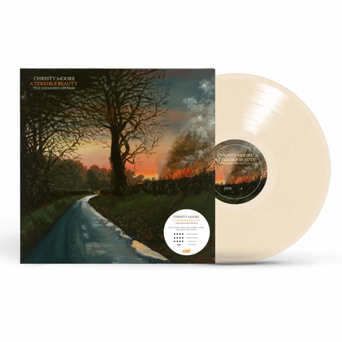 Christy Moore A Terrible Beauty Expanded Edition Vinyl LP Cream Colour 2025 - Default Title
